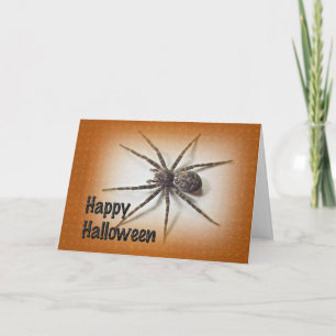 Halloween Spooky Spider Greeting Card