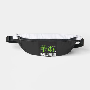 Halloween Spooky Tree Bats Vector Design_1 Fanny Pack