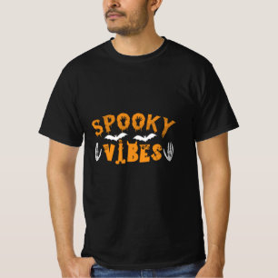 Halloween Spooky Vibes Birthday T-Shirt