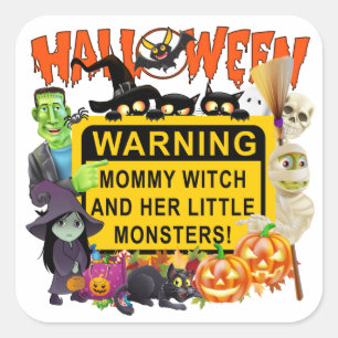 Halloween Square Sticker