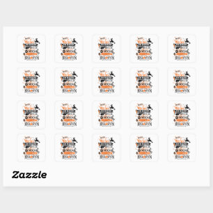 Halloween Square Sticker