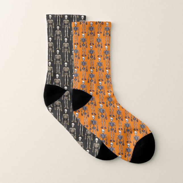 Halloween squelette idiot (Paire)