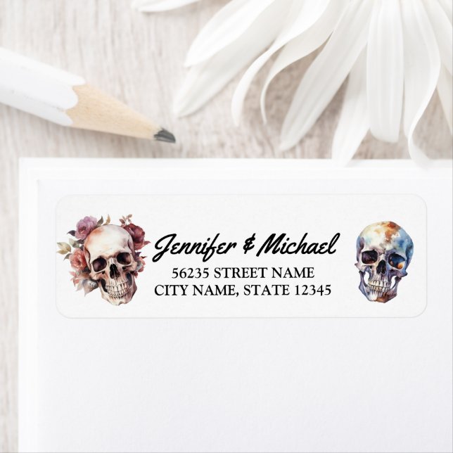 halloween squelettes mariage gothique adresse (En situation)