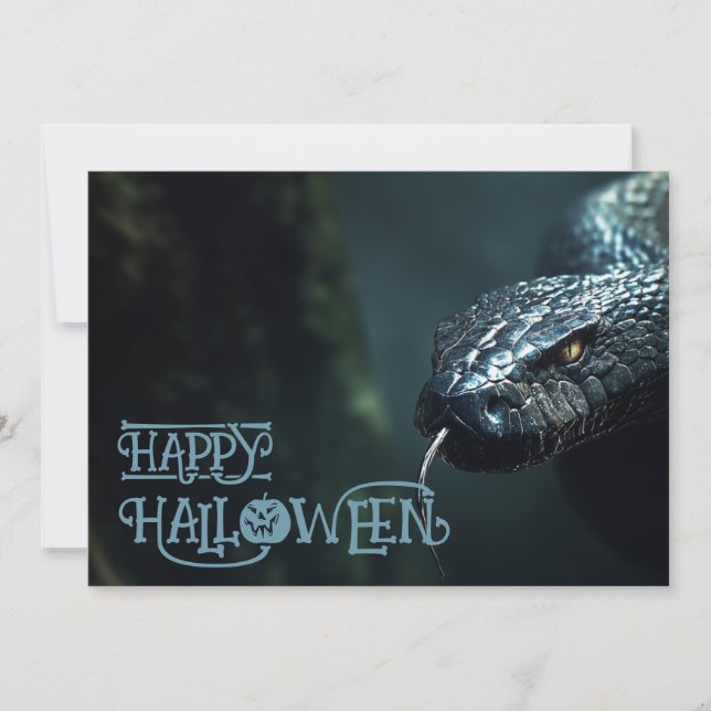 Halloween Sssspooky Surprise Invitation (Front)