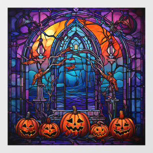Halloween Stained Glass Window Cling