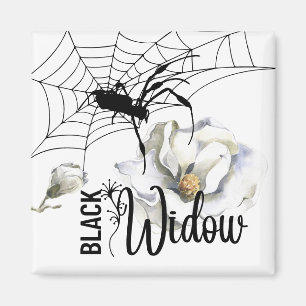 Halloween Stamp Collection "Black Widow"  Magnet