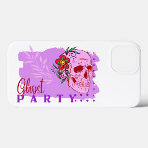 Halloween Stamp Collection "Ghost party" on a iPhone 13 Case