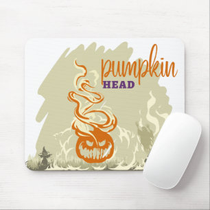 Halloween Stamp Collection "Pumpkinhead" Mouse Pad