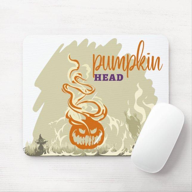 Halloween Stamp Collection "Pumpkinhead" Mouse Pad (With Mouse)