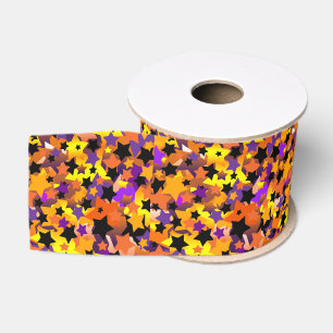 Halloween Star Crazy Grosgrain Ribbon
