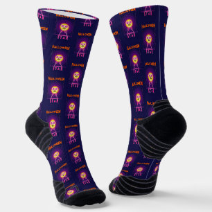 Halloween Star Goggles 31 UK Mic October Pumpkin Socks