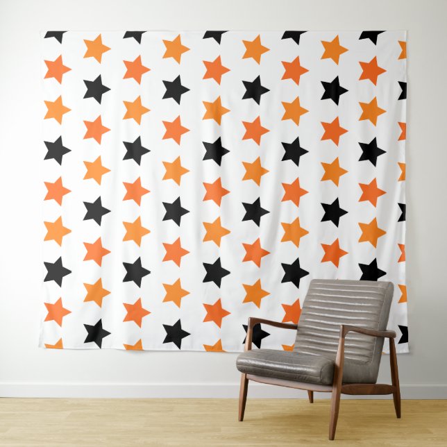 Halloween Stars Tapestry (In Situ (Horizontal))