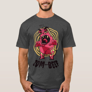Halloween Steak Meat Lover Beef Zombie Monster T-Shirt