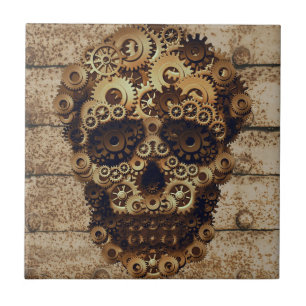 Halloween Steampunk Ceramic Tile