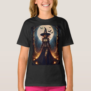 Halloween Steampunk Forest Witch T-Shirt