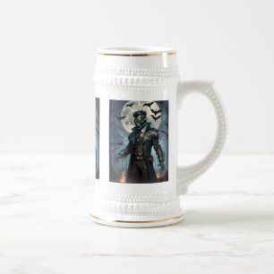Halloween Steampunk Frankenstein's Monster Beer Stein