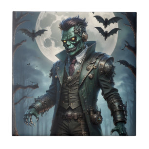 Halloween Steampunk Frankenstein's Monster Tile