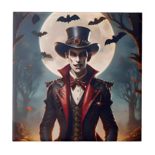 Halloween Steampunk Gothic Zombie Vampire Tile