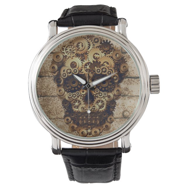 Halloween Steampunk Skeleton Watch (Front)