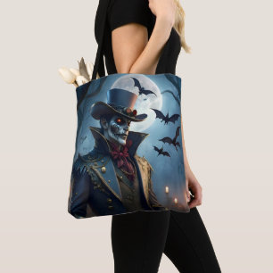 Halloween Steampunk Southern Gothic Zombie Tote Bag