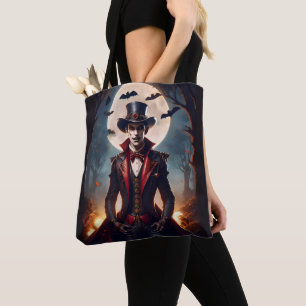 Halloween Steampunk Vampire Zombie Tote Bag