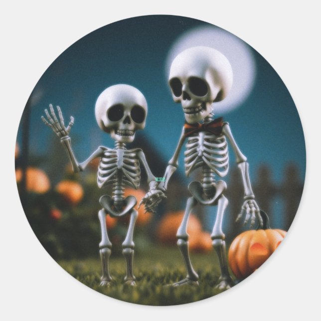 Halloween stickers cute  (Front)