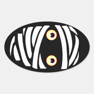 Halloween Stickers Fun Personalized Mummy Stickers