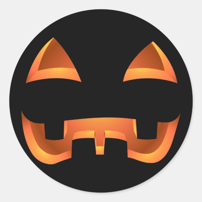 Halloween Stickers Personalized Pumpkin Stickers (Front)