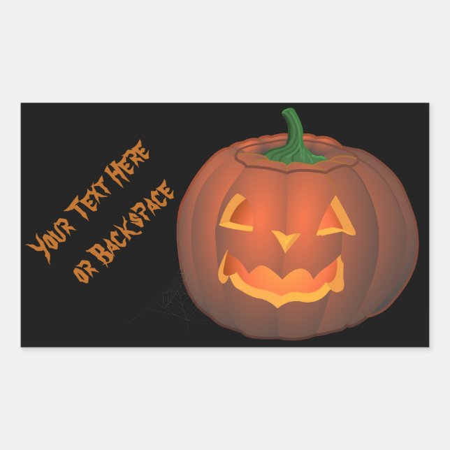 Halloween Stickers Personalized Pumpkin Stickers (Front)