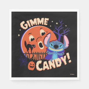 Halloween Stitch Gimme Candy! Napkin