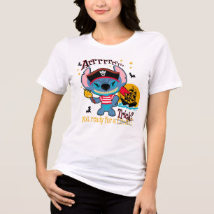 Halloween Stitch Pirate Tri-Blend Shirt