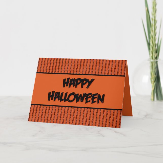 Halloween Stitches Card (Front)