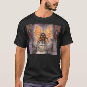 Halloween Stone Gothic Fairy Fantasy Art T-Shirt