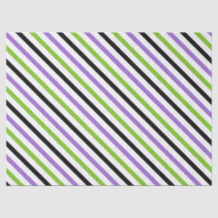 Halloween Stripes – Bold Diagonal Pattern Tissue Paper