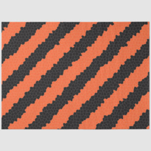 halloween stripes tissue paper