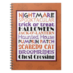 Halloween Subway Art Notebook