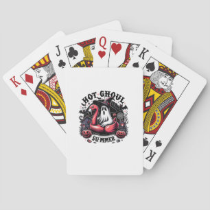 Halloween Summer Celebrate Summerween Spooky Creep Playing Cards