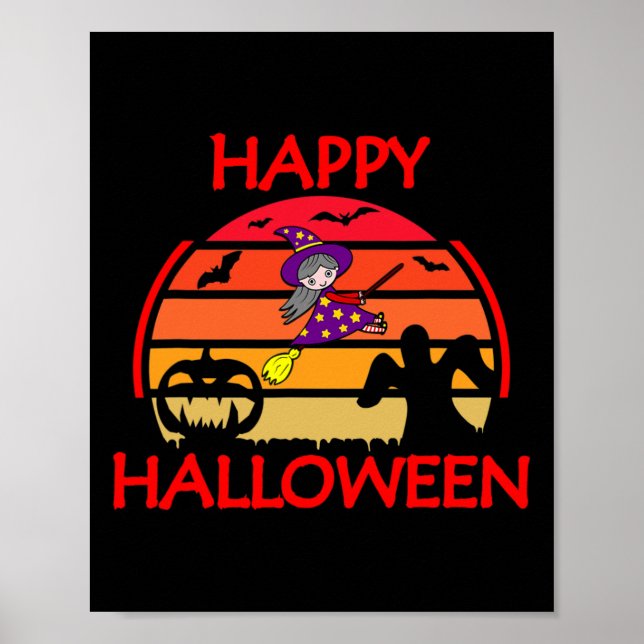 Halloween Sunset  Poster (Front)