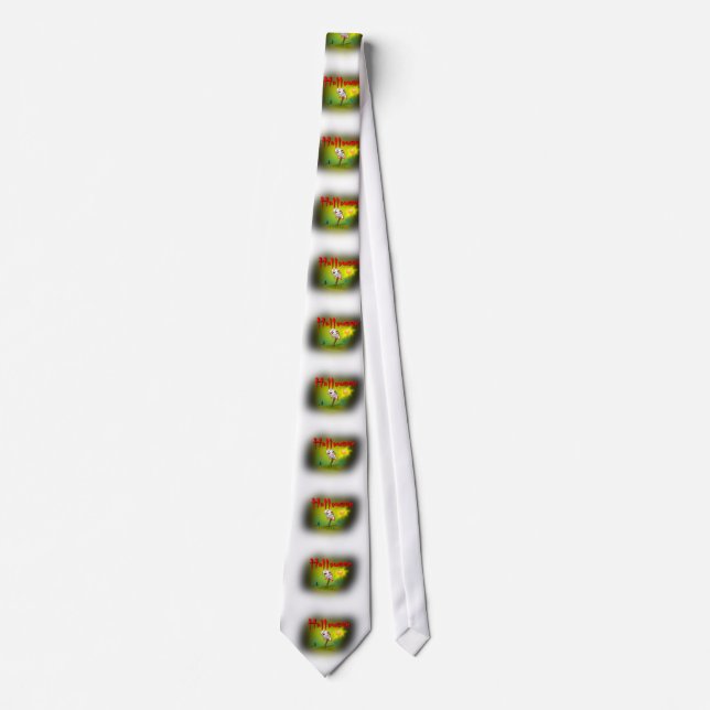 Halloween Sunshine Ghost - Tie (Front)