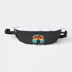 Halloween Support Your Local Witches Haunted House Fanny Pack