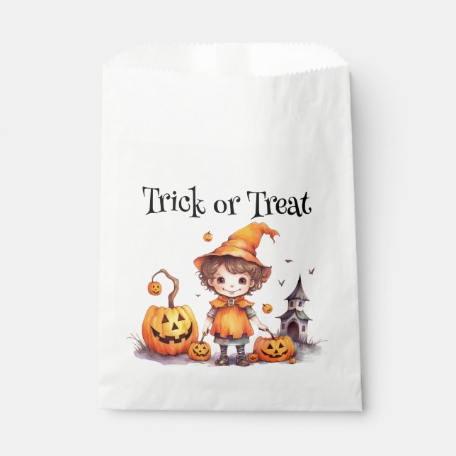 Halloween Sweet Treats - Favour Bags (Front)