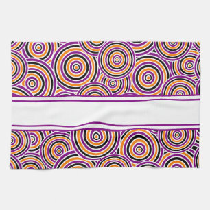 Halloween Swirls Kitchen Towel
