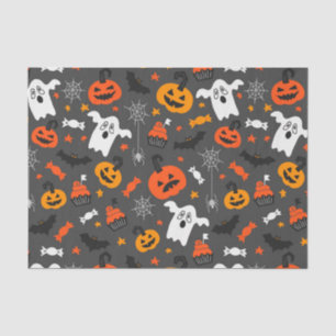 Halloween Symbols Cool Halloween Pattern Tissue Paper