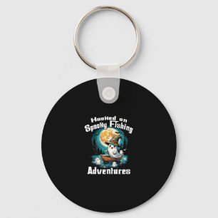 Halloween T  Hooked on Spooky Fishing Keychain