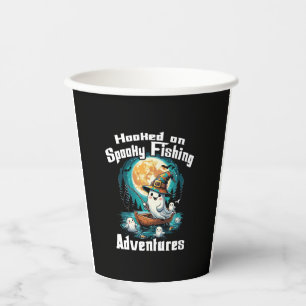 Halloween T  Hooked on Spooky Fishing Paper Cups