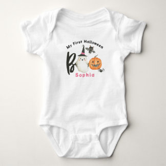 Halloween T-shirt-Boo-Spooky-First Halloween Baby Bodysuit