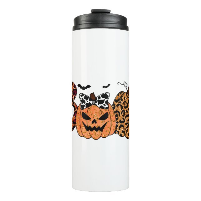 Halloween T shirt, Halloween Thermal Tumbler (Front)