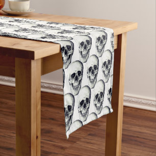Halloween Table Runner-Skulls Short Table Runner