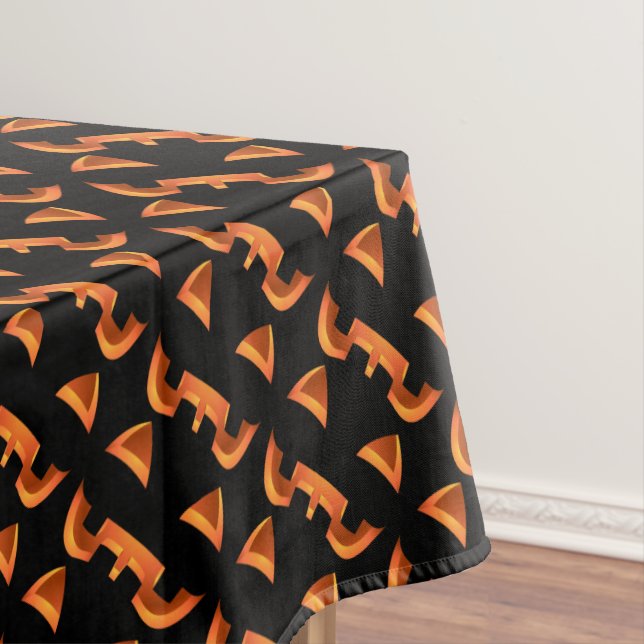 Halloween Tablecloth Halloween Pumpkin Tablecloth (In Situ)