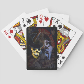 Halloween Talking Board Skeleton Playing Cards